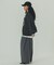 VOLUME SLEEVE PRINT SWEAT