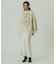 VOLUME SLEEVE PRINT SWEAT