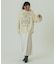 VOLUME SLEEVE PRINT SWEAT
