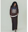 EMBROIDERY PRINT FRINGE SWEAT