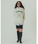 EMBROIDERY PRINT FRINGE SWEAT