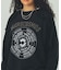 EMBROIDERY PRINT FRINGE SWEAT