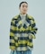 SHAGGY CHECK COAT