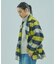 SHAGGY CHECK COAT