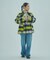 SHAGGY CHECK COAT