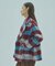 SHAGGY CHECK COAT