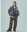 SHAGGY CHECK COAT