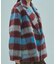 SHAGGY CHECK COAT