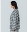 FLOWER PRINT CHECK SHIRT