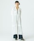 COTTON DOBBY STRIPE LONG DRESS