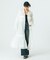 COTTON DOBBY STRIPE LONG DRESS