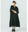 COTTON DOBBY STRIPE LONG DRESS