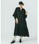 COTTON DOBBY STRIPE LONG DRESS
