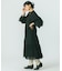 COTTON DOBBY STRIPE LONG DRESS