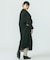 COTTON DOBBY STRIPE LONG DRESS