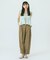 SLV.LESS GATHERED BLOUSE