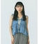 SLV.LESS GATHERED BLOUSE
