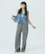SLV.LESS GATHERED BLOUSE