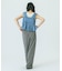 SLV.LESS GATHERED BLOUSE