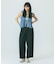 SLV.LESS GATHERED BLOUSE