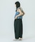 SLV.LESS GATHERED BLOUSE