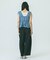 SLV.LESS GATHERED BLOUSE