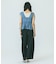 SLV.LESS GATHERED BLOUSE