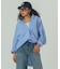 BACK OPEN STRIPE SHIRTS