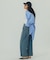BACK OPEN STRIPE SHIRTS