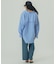 BACK OPEN STRIPE SHIRTS