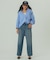 BACK OPEN STRIPE SHIRTS