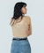 LAME KNIT BUSTIER