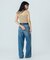 LAME KNIT BUSTIER