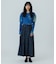 JACQUARD TUCK LONG SKIRT