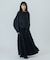 JACQUARD TUCK LONG SKIRT