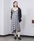 MIXED CHECK DRESS