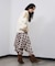 MIXED CHECK DRESS