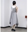 MIXED CHECK DRESS