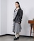 MIXED CHECK DRESS