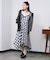 MIXED CHECK DRESS
