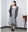 MIXED CHECK DRESS