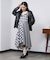MIXED CHECK DRESS