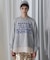 FROCKY PRINT DOCKING HEM SWEAT