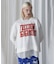 FROCKY PRINT DOCKING HEM SWEAT