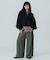 VOLUME SLEEVE ZIP UP TOP