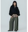 VOLUME SLEEVE ZIP UP TOP