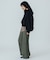 VOLUME SLEEVE ZIP UP TOP