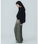 VOLUME SLEEVE ZIP UP TOP
