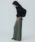 VOLUME SLEEVE ZIP UP TOP
