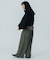 VOLUME SLEEVE ZIP UP TOP